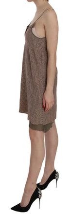 PINK MEMORIES Cotton Green Spaghetti Strap A-line Mini Dress - Zeiniez