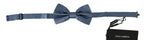 Dolce & Gabbana Blue 100% Silk Adjustable Neck Papillon Bow tie - Zeiniez