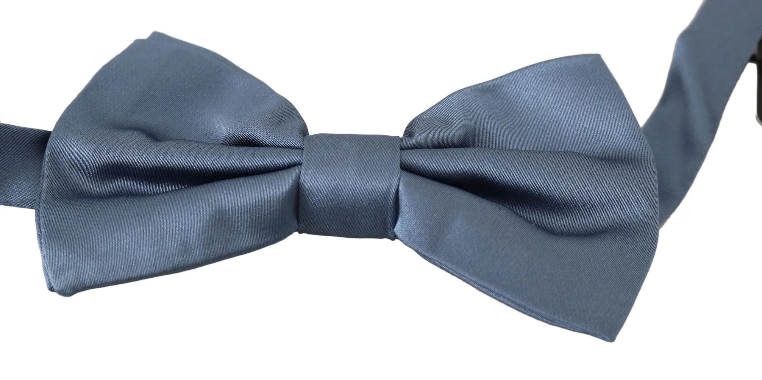 Dolce & Gabbana Blue 100% Silk Adjustable Neck Papillon Bow tie - Zeiniez
