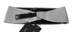 Dolce & Gabbana Gray Men Waist Belt 100% Silk Cummerbund - Zeiniez