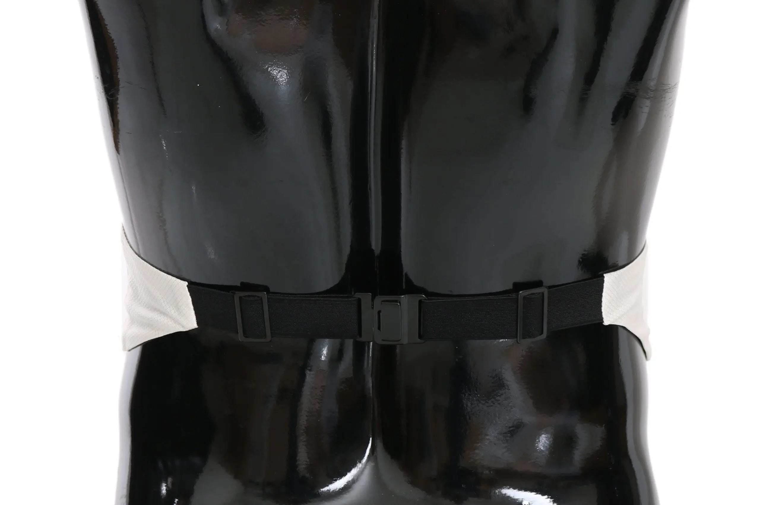 Dolce & Gabbana White Men Waist Belt 100% Silk Cummerbund - Zeiniez