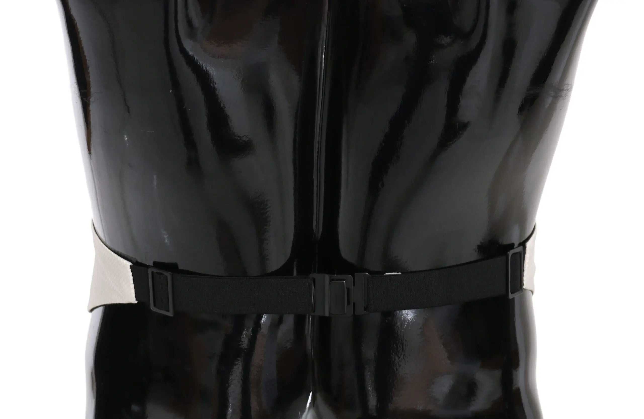 Dolce & Gabbana White Men Waist Belt 100% Silk Cummerbund - Zeiniez