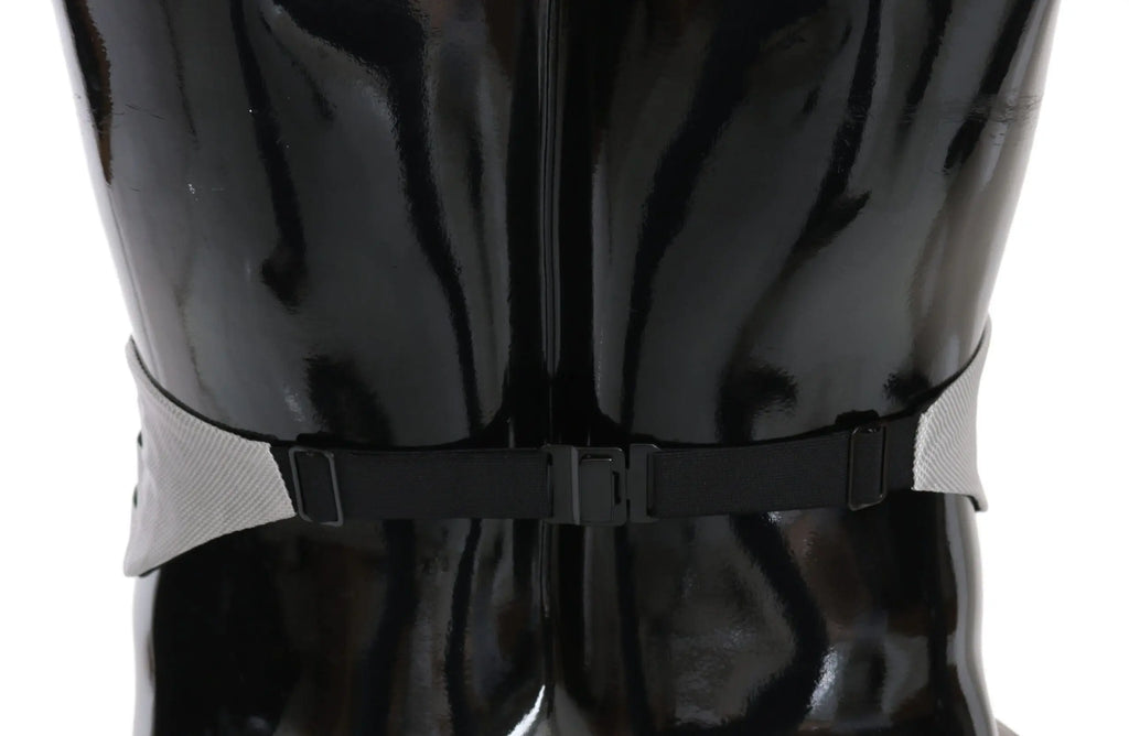 Dolce & Gabbana Gray Men Waist Belt 100% Silk Cummerbund - Zeiniez