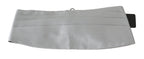 Dolce & Gabbana Gray Men Waist Belt 100% Silk Cummerbund - Zeiniez