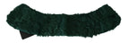 Dolce & Gabbana Green Fur Shoulder Collar Wrap Lambskin Scarf - Zeiniez