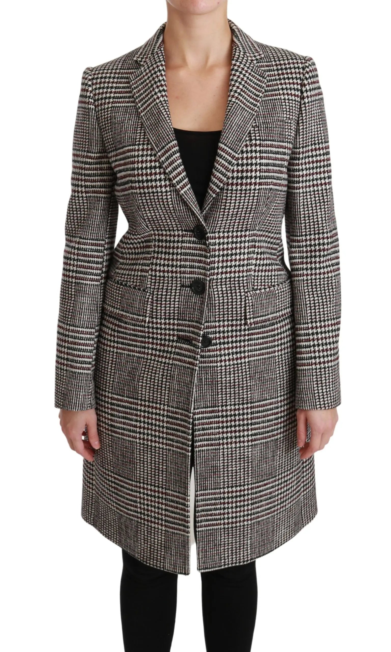 Dolce & Gabbana Multicolor Trench Knee Long Jacket Coat - Zeiniez