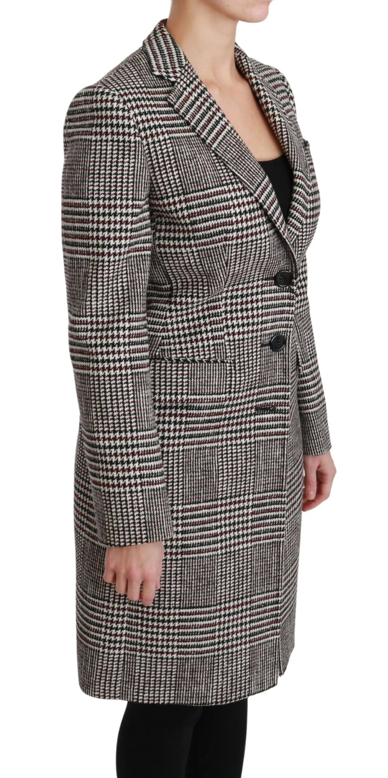 Dolce & Gabbana Multicolor Trench Knee Long Jacket Coat - Zeiniez