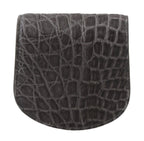 Dolce & Gabbana Gray Exotic Skin Condom Case Holder Pocket Wallet - Zeiniez