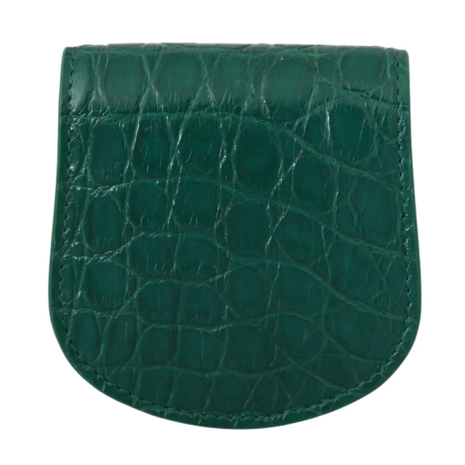 Dolce & Gabbana Green Exotic Skins Condom Case Holder Wallet - Zeiniez