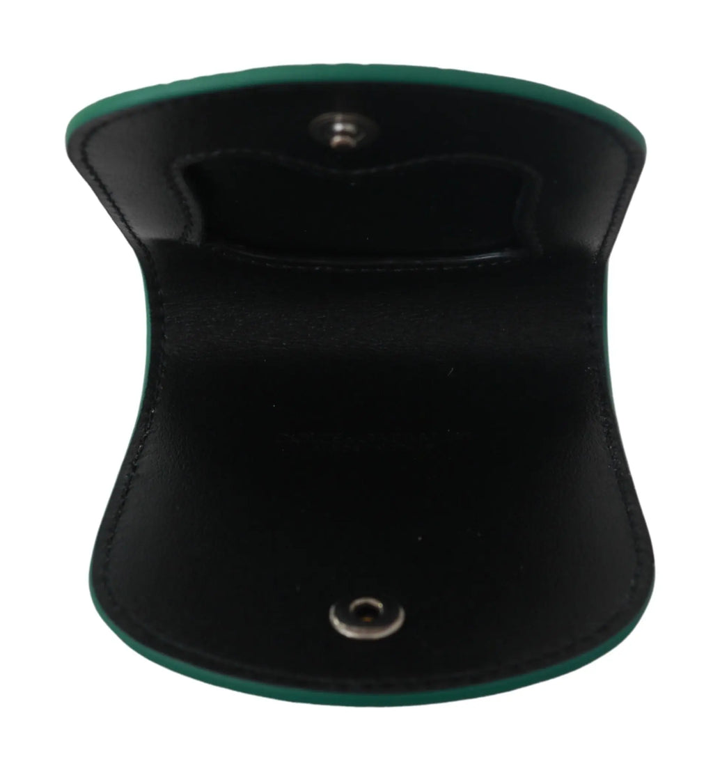 Dolce & Gabbana Green Exotic Skins Condom Case Holder Wallet - Zeiniez