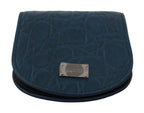 Dolce & Gabbana Blue Leather Holder Pocket Condom Case - Zeiniez