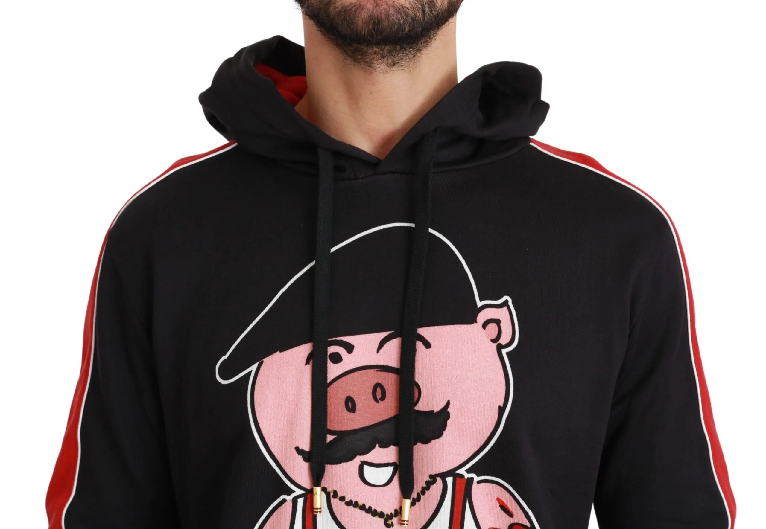 Dolce & Gabbana Black Pig of the Year Hooded Sweater - Zeiniez