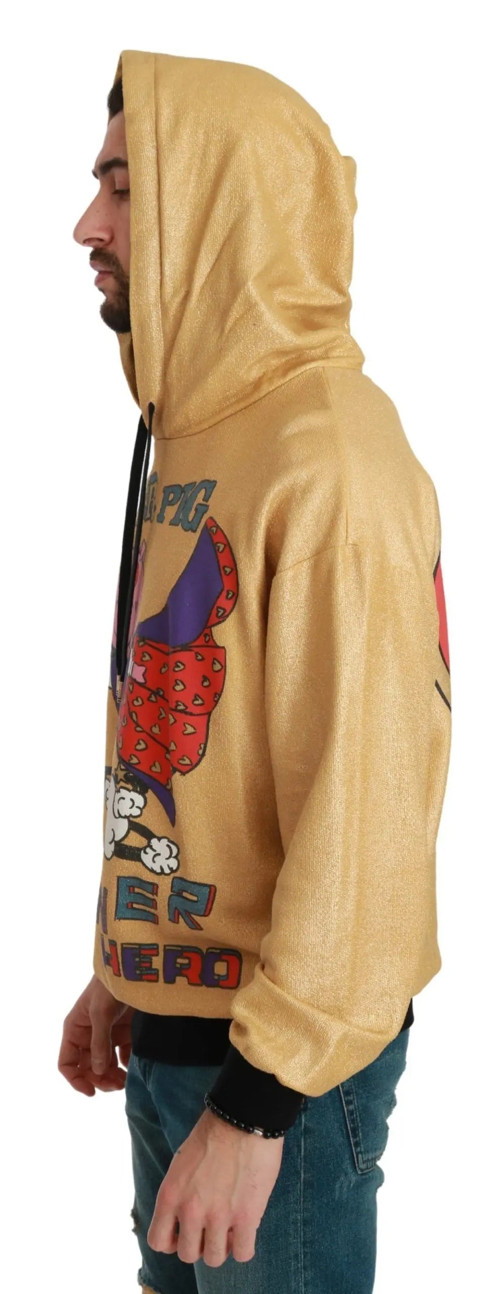 Dolce & Gabbana Gold Pig of the Year Hooded Sweater - Zeiniez