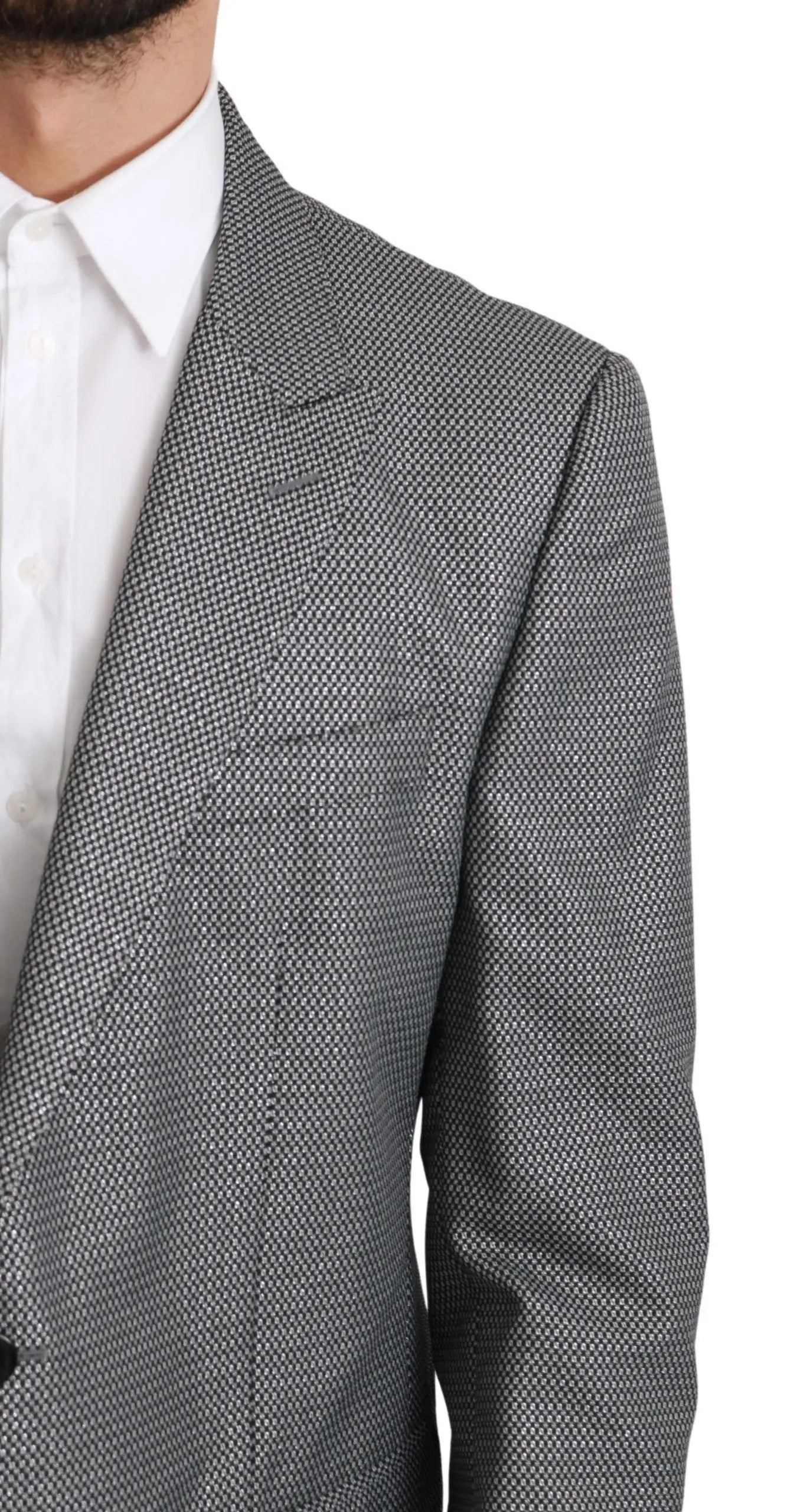 Dolce & Gabbana Gray Slim Fit Formal MARTINI Blazer - Zeiniez
