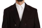 Dolce & Gabbana Bordeaux Cashmere Coat TAORMINA Blazer - Zeiniez
