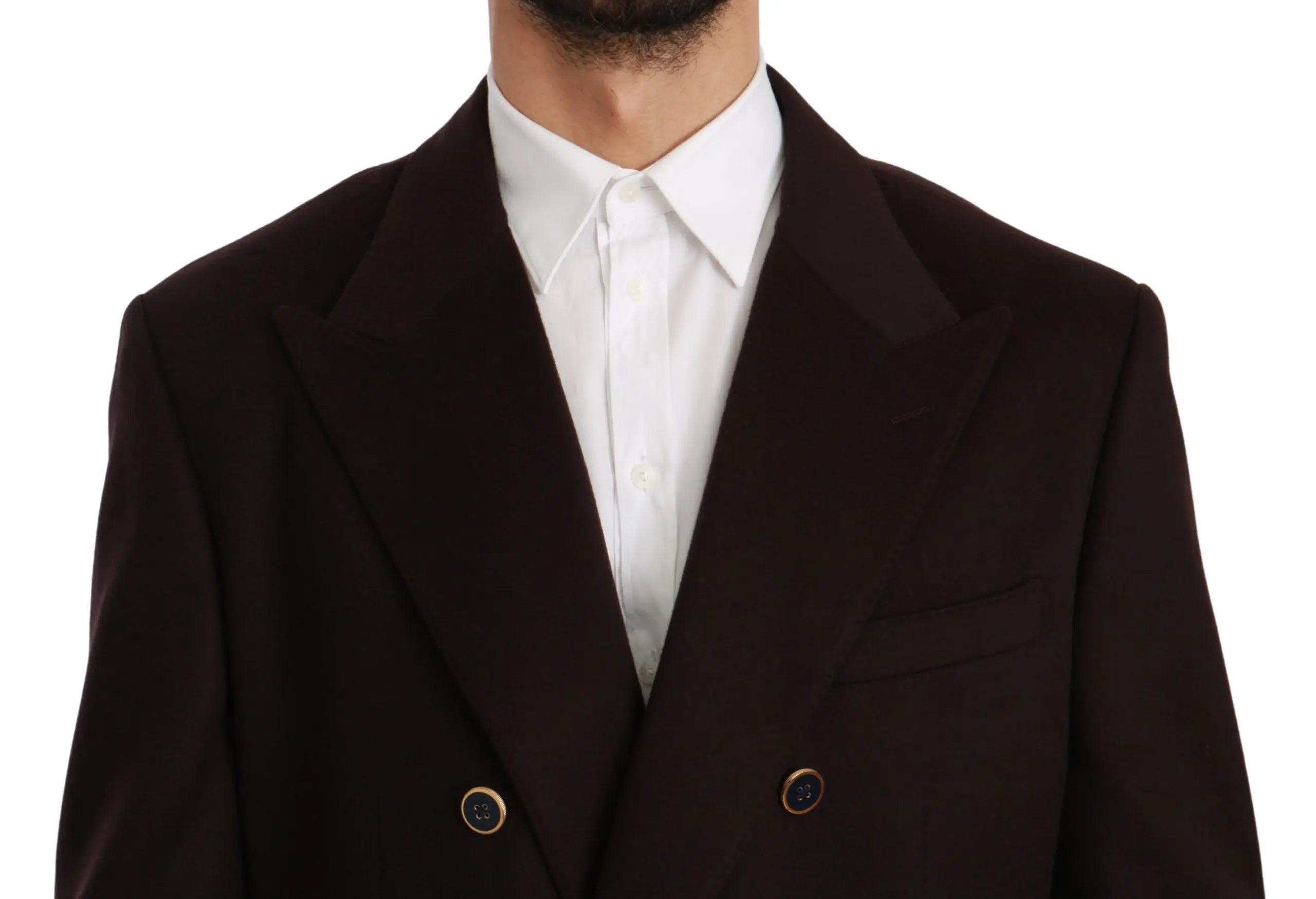Dolce & Gabbana Bordeaux Cashmere Coat TAORMINA Blazer - Zeiniez