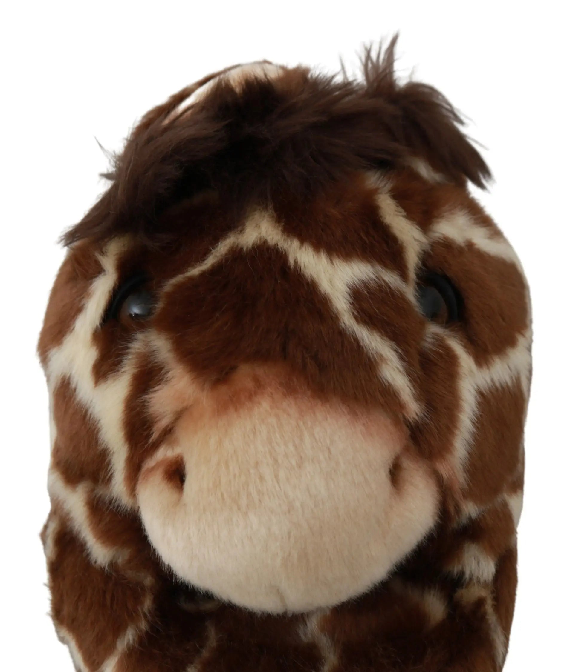 Dolce & Gabbana Brown Giraffe Slippers Flats Sandals Shoes - Zeiniez