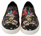 Dolce & Gabbana Leather Leopard #dgfamily Loafers Shoes - Zeiniez