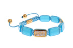 Nialaya CZ Opal 18K Gold 925 Bracelet - Zeiniez
