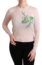 Dolce & Gabbana Pink Floral Silk Cashmere Pullover Sweater - Zeiniez
