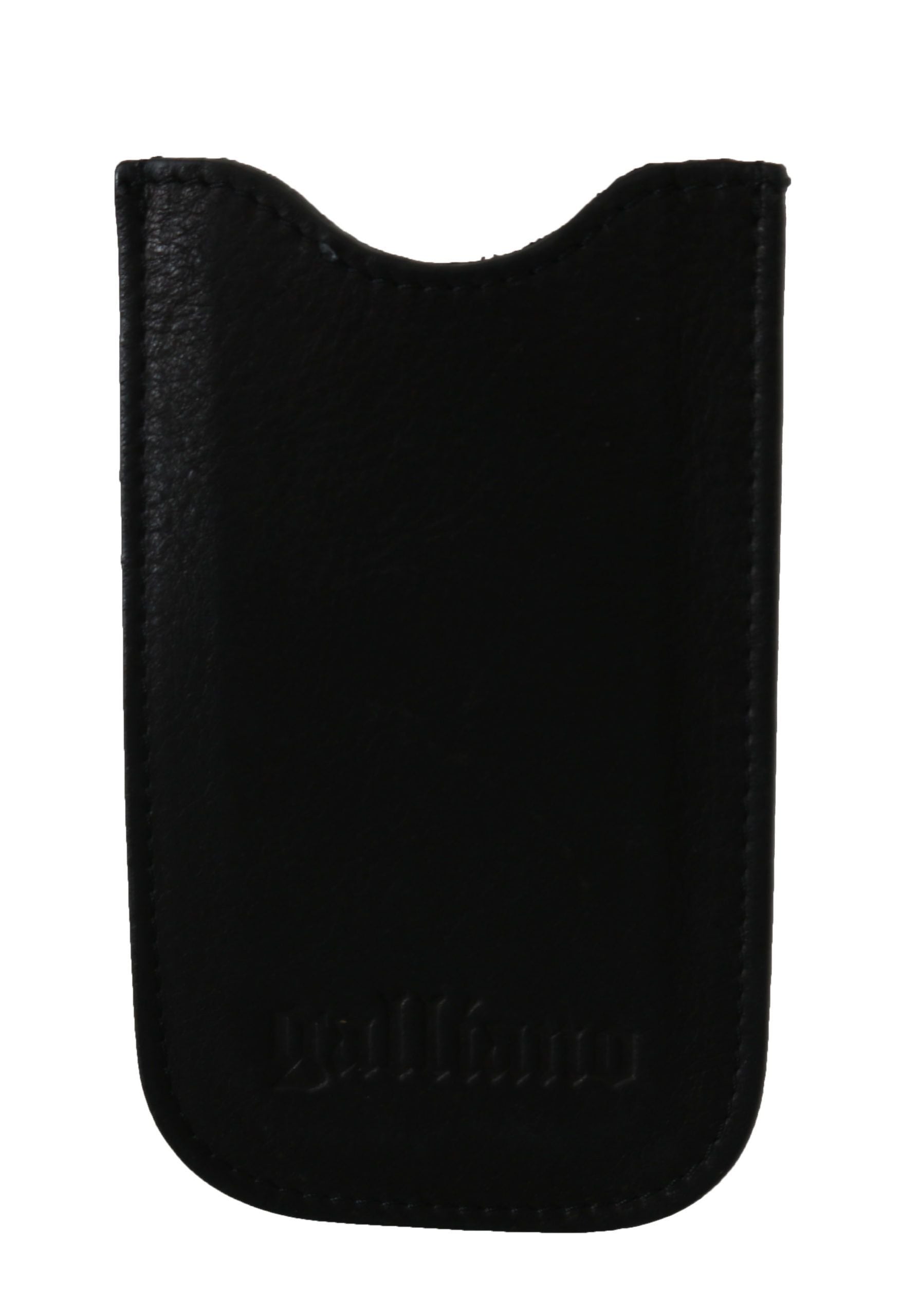 John Galliano Black Leather Multifunctional Men ID Bill Card Holder Wallet - Zeiniez