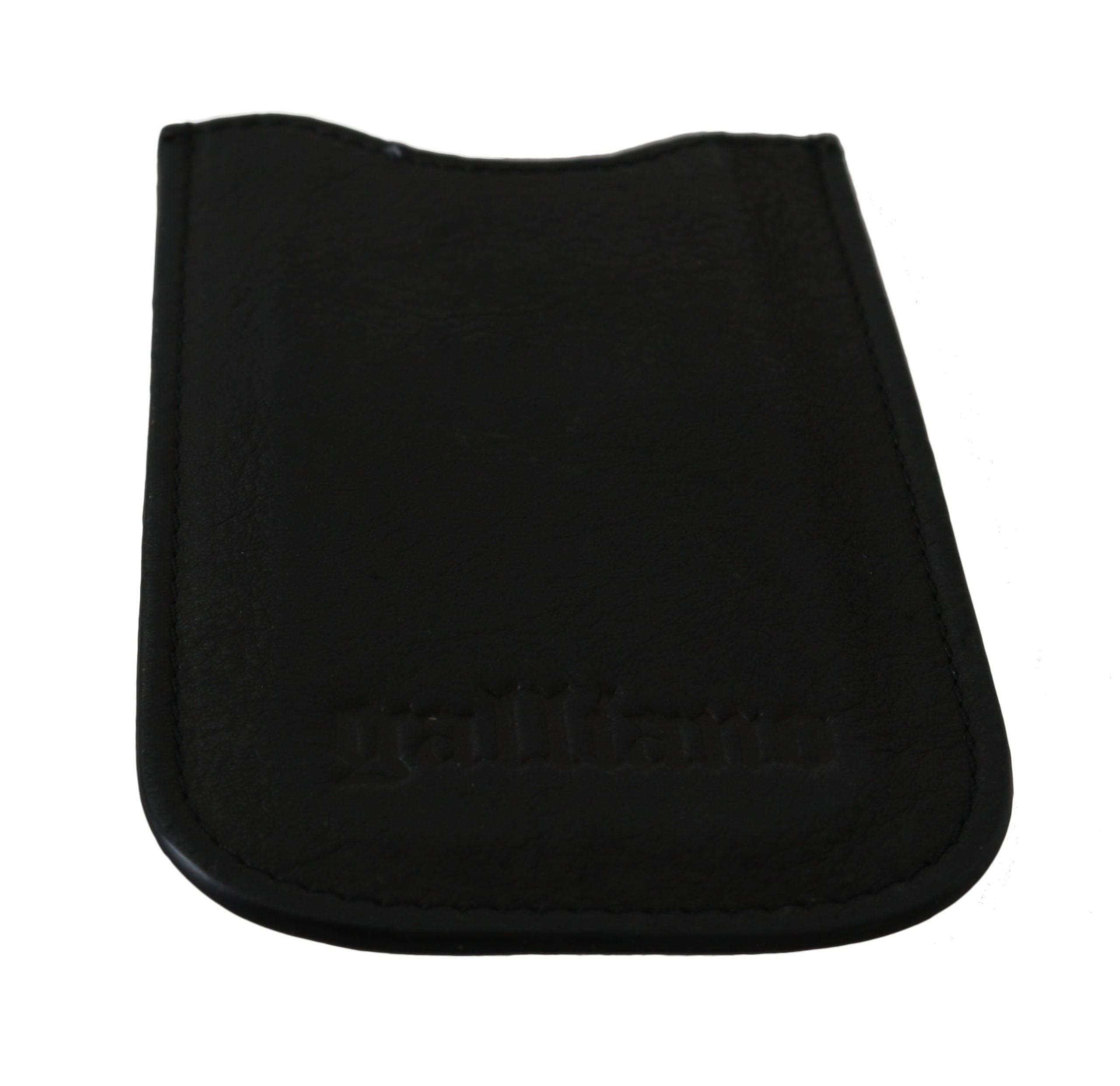 John Galliano Black Leather Multifunctional Men ID Bill Card Holder Wallet - Zeiniez