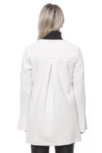 19V69 Italia White Neoprene Jacket & Coat - Zeiniez