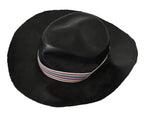 Costume National Black Wide Brim Cowboy Solid Hat - Zeiniez