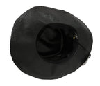 Costume National Black Wide Brim Cowboy Solid Hat - Zeiniez