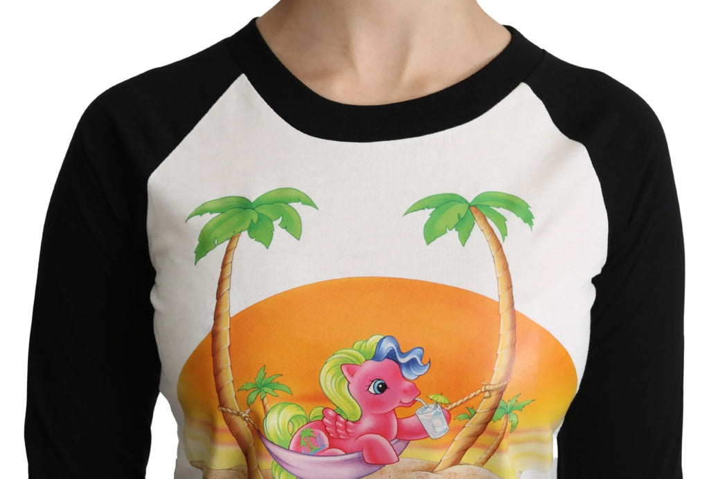 Moschino White Cotton T-shirt My Little Pony Top Tshirt - Zeiniez