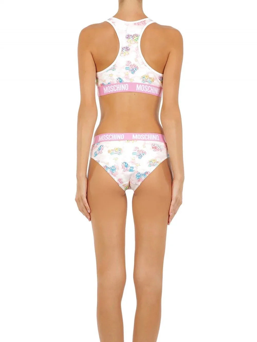 Moschino White Two-Piece Sleepwear My Little Pony Bikini - Zeiniez