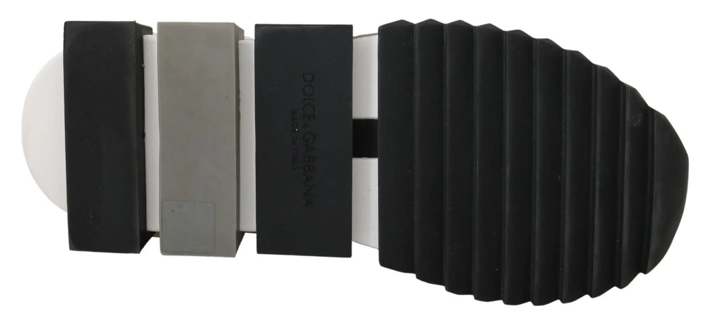 Dolce & Gabbana Black Multicolor Crystal Sneakers Shoes - Zeiniez