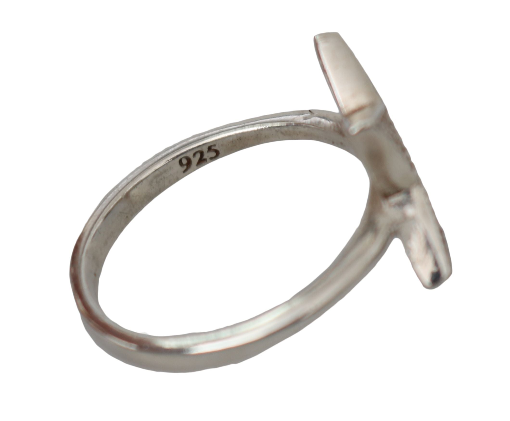 Nialaya Silver Womens Clear CZ Star 925 Ring - Zeiniez