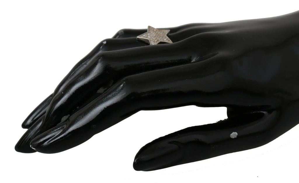 Nialaya Silver Womens Clear CZ Star 925 Ring - Zeiniez