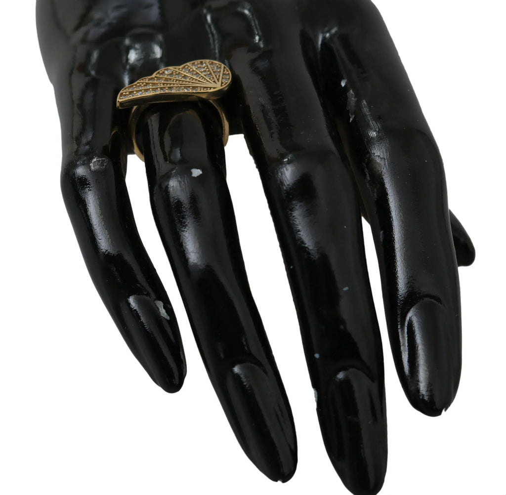 Nialaya Gold Wing Clear CZ 925 Silver Authentic Women - Zeiniez