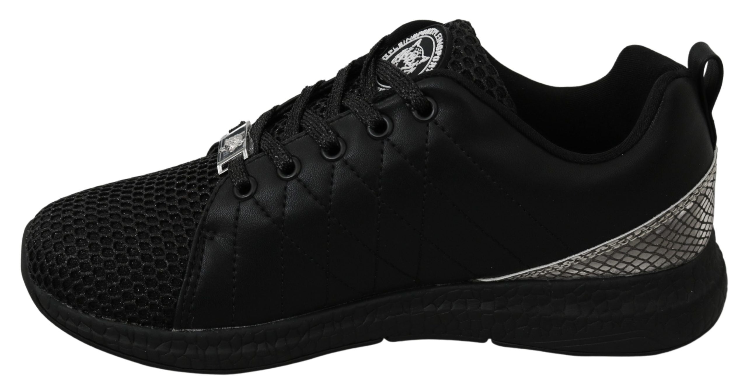 Philipp Plein Black Casual Running Sneakers Shoes - Zeiniez