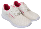 Philipp Plein White Pink Polyester Becky Sneakers Shoes - Zeiniez