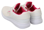 Philipp Plein White Pink Polyester Becky Sneakers Shoes - Zeiniez