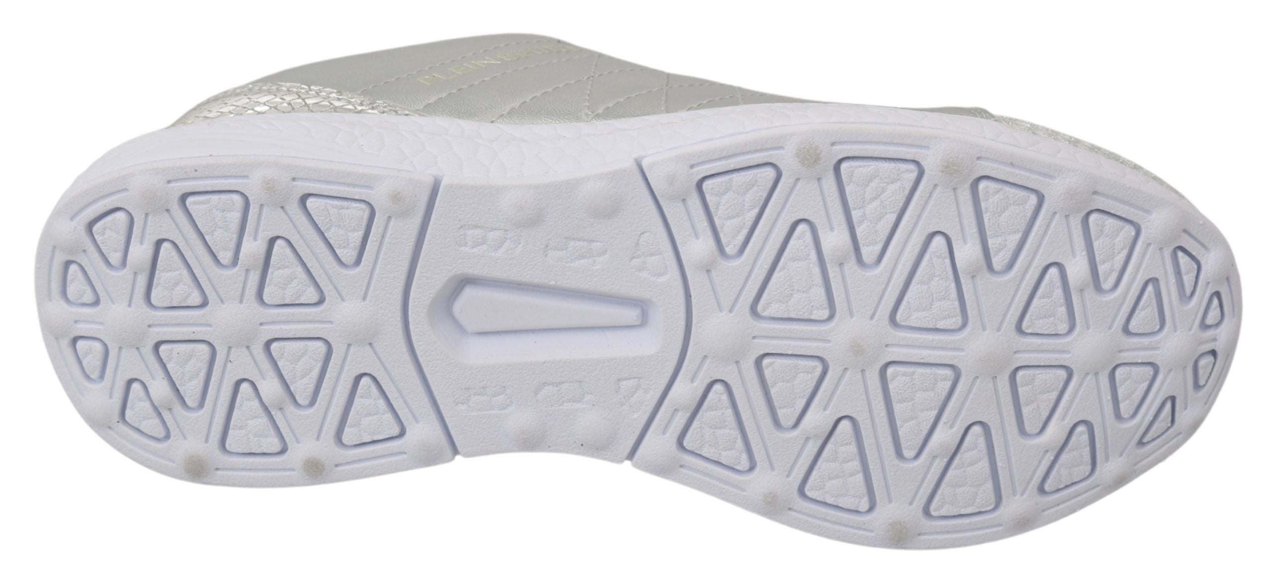 Philipp Plein Gisella Silver Polyester Sneakers Shoes - Zeiniez