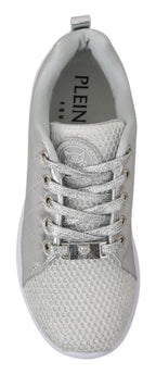 Philipp Plein Gisella Silver Polyester Sneakers Shoes - Zeiniez