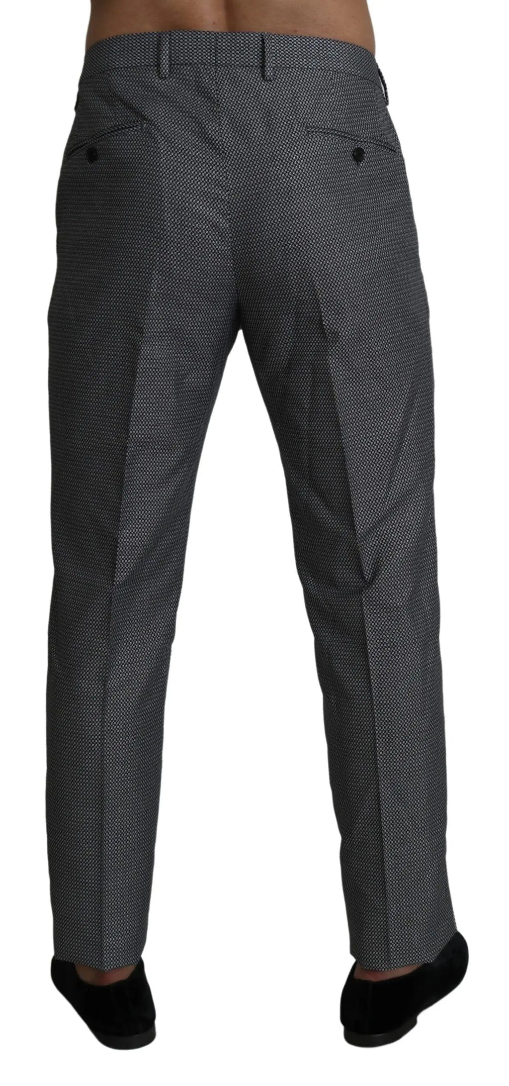 Dolce & Gabbana Gray Formal Dress Trouser Slim Fit Pants - Zeiniez
