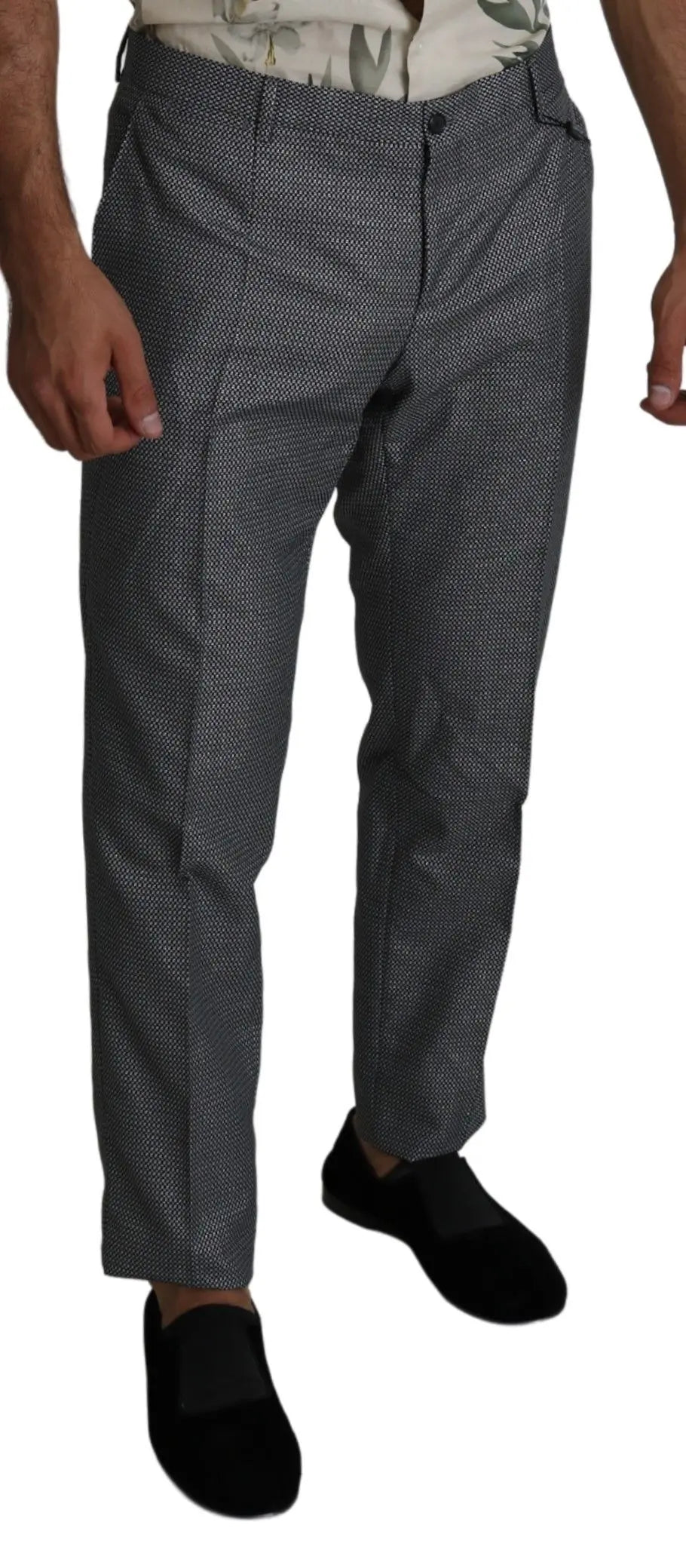 Dolce & Gabbana Gray Formal Dress Trouser Slim Fit Pants - Zeiniez