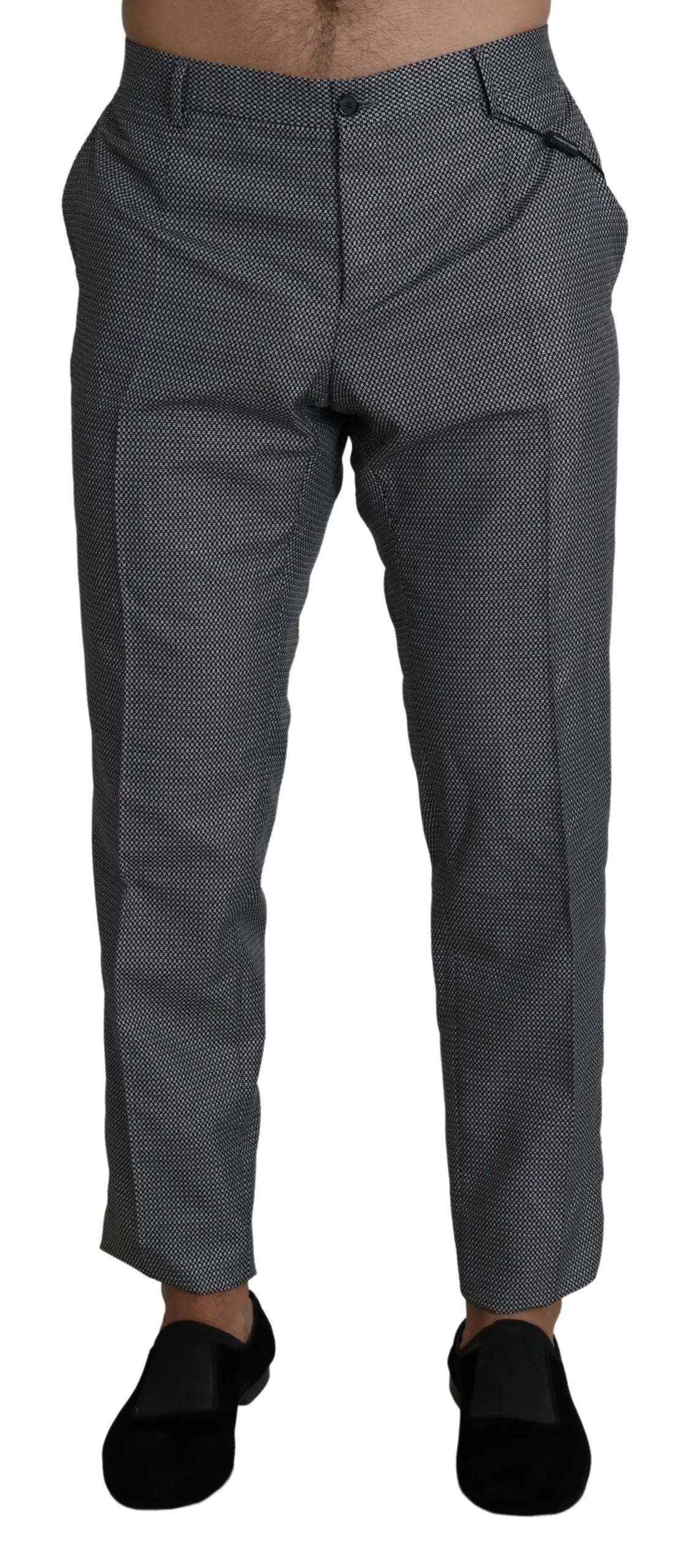 Dolce & Gabbana Gray Formal Dress Trouser Slim Fit Pants - Zeiniez