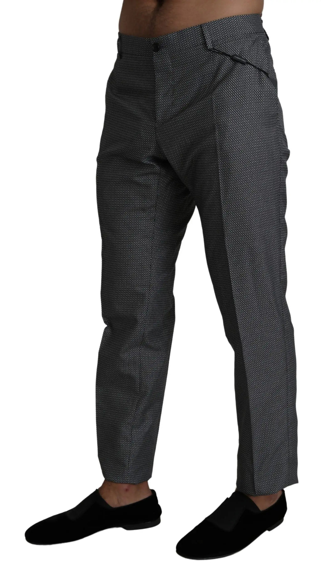 Dolce & Gabbana Gray Formal Dress Trouser Slim Fit Pants - Zeiniez