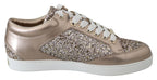 Jimmy Choo Ballet Pink Leather Miami Sneakers - Zeiniez