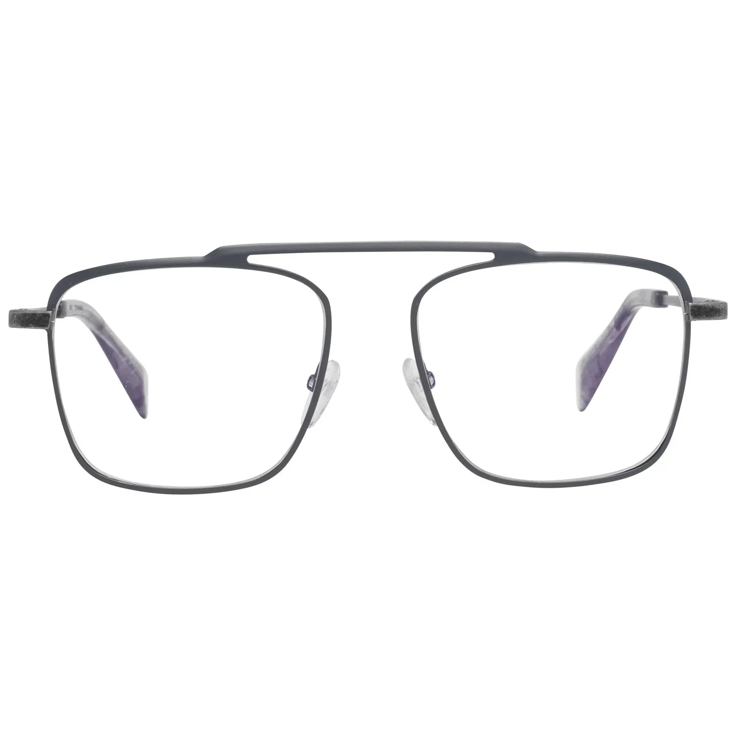 Yohji Yamamoto Gray Titanium Glasses (Frames) - Zeiniez