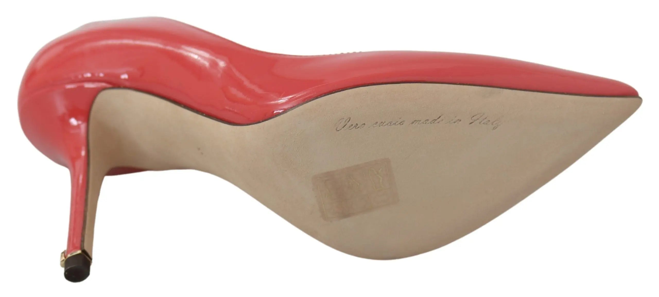 Dolce & Gabbana Dark Pink Patent Leather Heels Pumps - Zeiniez