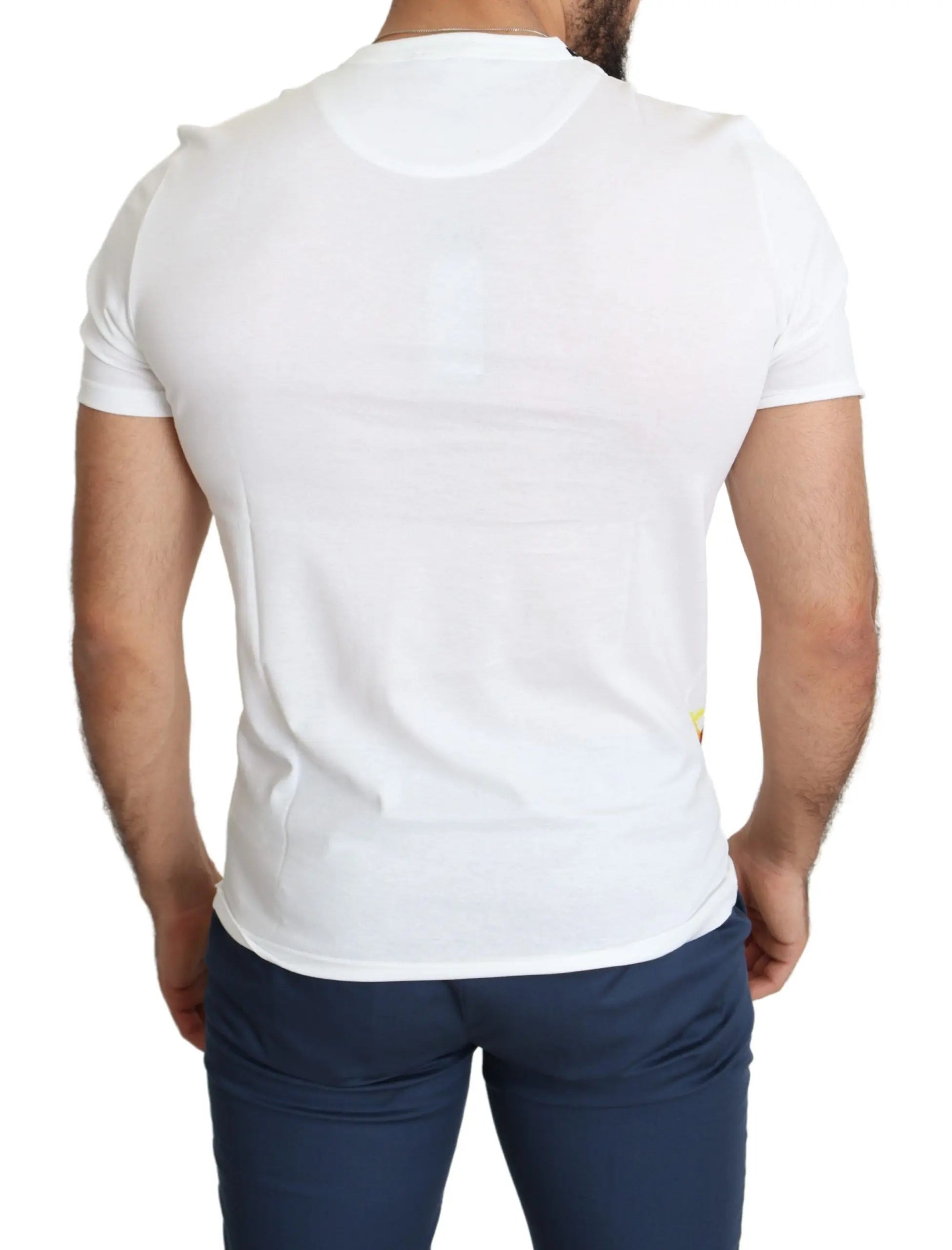 Dolce & Gabbana White Saint Valentine Print Cotton Men T-shirt - Zeiniez