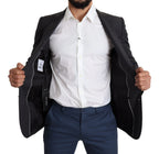 Dolce & Gabbana Black Wool Single Breasted Coat MARTINI Blazer - Zeiniez