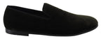 Dolce & Gabbana Green Velvet Slip On Mens Loafers Shoes - Zeiniez